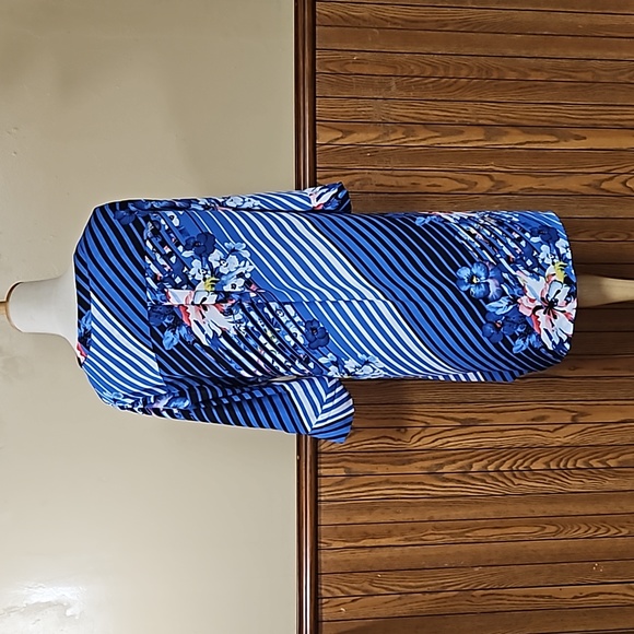 Valerie Stevens Asymmetrical Summer Floral Dress M - Picture 4 of 12